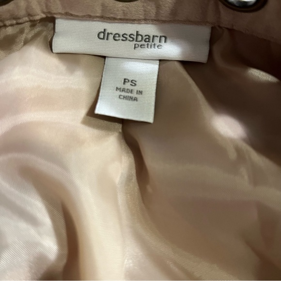 Tan suede-like jacket - Picture 3 of 4